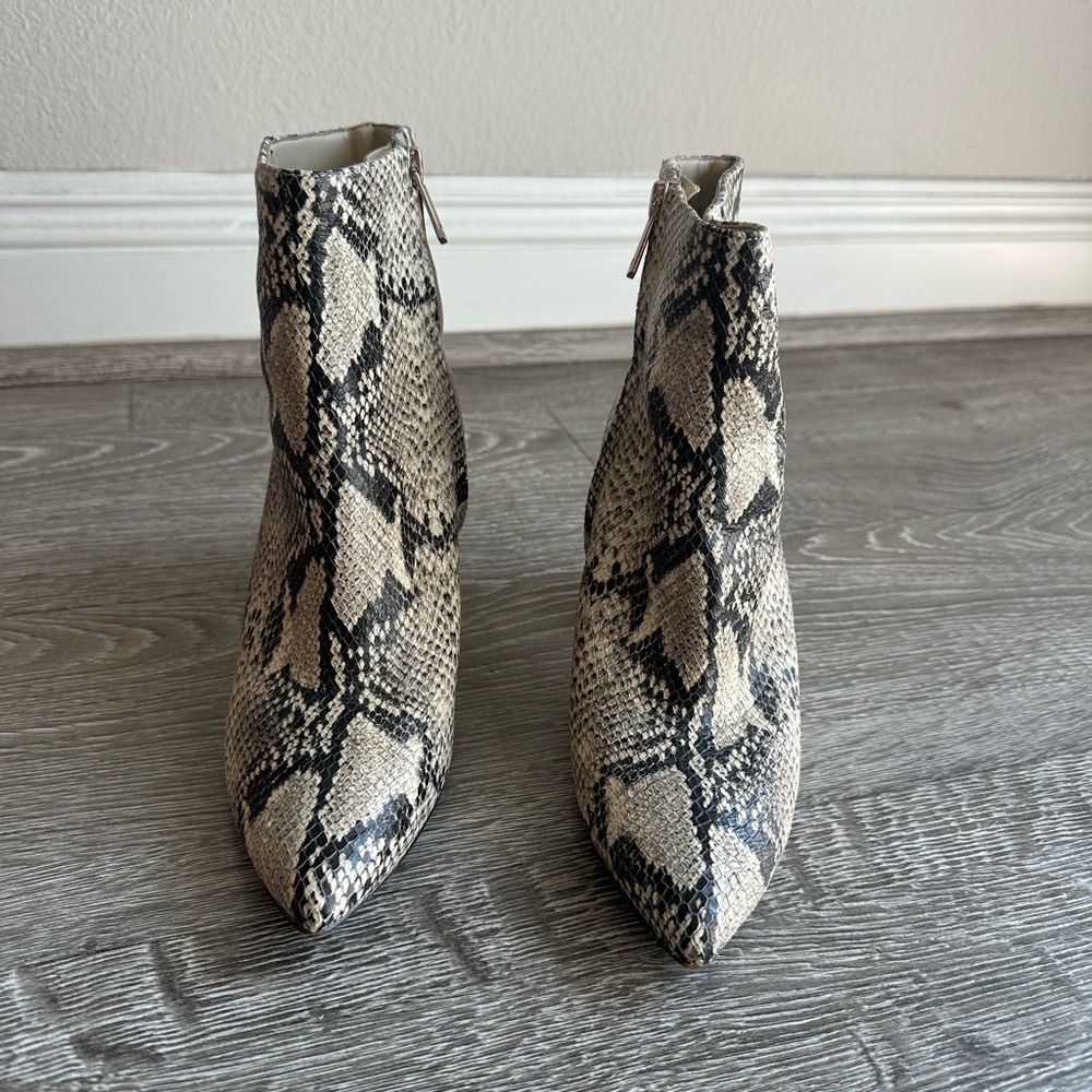 Sam Edelman Snakeskin Pattern Ankle Boots